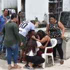 Los parientes gritaron desesperados al confirmar que el hombre desmembrado era Steven Macías Bajaña.