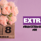 El violeta es un color representativo de la lucha feminista.