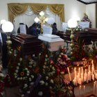 Las honras fúnebres se realizaron en la casa comunal de San Cristóbal.