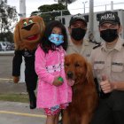 Durante la actividad los niños pudieron divertirse con los canes de la Policía.