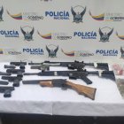 El armamento fue decomisado en diferentes operativos ejecutados por gendarmes.