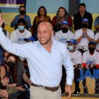 La víctima, Jaime Cabezas, durante un acto político.