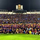 Cerca de 12 mil hinchas asistieron al estadio Atahualpa para respaldar al Deportivo Quito.