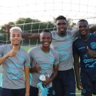 Toda la alegría de Ecuador antes de su partido contra Paraguay.