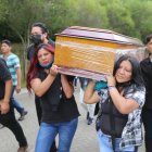 El sepelio se realizó en el cementerio de Santa Rosa, al sur de la capital.