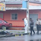 En el sitio, agentes policiales encontraron 13 indicios balísticos.