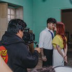 El novio de Do casito se desmaya cuando la vio tan cerquita de Helian en el video de su canción ‘Quédate’.