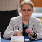 Alexandra Vela dejó el Ministerio de Gobierno.