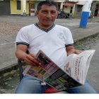 A donde sea que vaya por trabajo, Guido Pilco no deja de comprar su EXTRA para  estar informado.