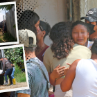 Familiares de la adolescente llegaron hasta el lugar del crimen. Estaban devastados.