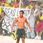 Ängel Escobar y su paso por Barcelona en Copa Sudamericana.