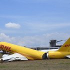 Hay dos tripulantes que fueron llevados a una casa de salud por precaución. No hay heridos graves.