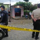 El cuerpo quedó en medio de un charco de sangre sin nada que se pueda hacer.