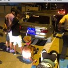 El momento de la detención a cargo de la Policía Nacional