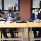 Pablo Celi (d) en la audiencia realizada este martes en la Corte Nacional de Justici