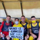 La foto que más quería, Luis Daniel junto al Kitu Díaz, Javier Burrai y Carlos Rodríguez.