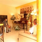 Vicente Aguas fue velado en su domicilio, a cinco cuadras del lugar del accidente.