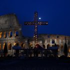 Vía Crucis en Italia.