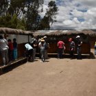El Parque de la Familia en Ambato fue uno de los sitios donde llegaron los turistas para recorrer sus huertos y senderos.