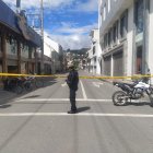 La Policía acudió al lugar y lo acordonó para evitar mayores riesgos. Al final resultó una falsa alarma.