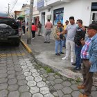 Los parientes de Toala llegaron con un ataúd en el que lo trasladarían hasta San Lorenzo, Esmeraldas.