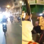 La Policía informó que el audiovisual en el que se ve a un grupo de motociclistas con armas mientras conducen sería de 2021.