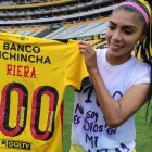 Madelin Riera es la primera futbolista en marcar 100 goles en la historia de la Superliga Femenina.