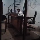 Santa Elena. Este es el despacho del juez Diego Moscoso Cedeño en la Unidad Judicial de Manglaralto.