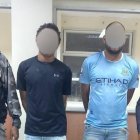 Dos hombres fueron aprehendidos durante los incidentes.