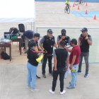 Roberto Rea (d) fue el comisario director del campeonato prejuvenil que se desarrollaba en Zamora.