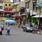 En el casco comercial de Quinindé se han registrado varios casos de extorsión.