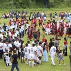 En la cancha del Club El Nacional fue la inauguración del torneo.