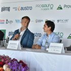 El exfutbolista argentino es el invitado especial para el Quito Open que forma parte de la gira del PGA Tour Latinoamérica.