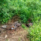 Así fue encontrado el fallecido