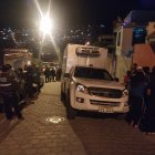 Luego del asesinato, la Policía llegó a la escena para realizar las diligencias de ley.