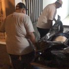 El cuerpo de Elvis Pisco Montoya fue trasladado a la morgue de Babahoyo.