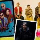 Varios de los artistas invitados para el show.