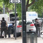 En el lugar donde fue asesinado León Mejía la policía encontró 13 indicios balísticos.