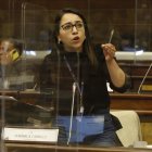 La legisladora de Izquierda Democrática está con reposo médico.