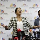 La presidenta de la Asamblea Nacional camina en la cuerda floja.