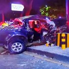 Una persona falleció y otras dos resultaron heridas en un accidente de tránsito en la avenida de Las Américas, en el norte de Guayaquil.
