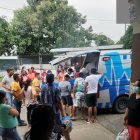 Momentos en los que Milton era trasladado a un hospital de Guayaquil.