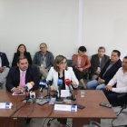 La ministra Garzón dando a conocer la novedad sobre un posible caso de viruela del mono en el país.