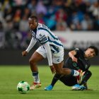 El ecuatoriano Romario Ibarra es una de las figuras que tiene el Pachuca mexicano.

<br><br>

 (I-D), Romario Ibarra de Pachuca y Jorge Sanchez de America  durante el partido Pachuca vs America, correspondiente al partido de Vuelta de Semifinales de Final del Torneo Clausura Grita Mexico C22 de la Liga BBVA MX, en el Estadio Hidalgo, el 22 de Mayo de 2022.