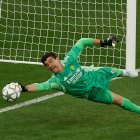 Thibaut Courtois salvó varias veces al Real Madrid, en la final de la Champions League.