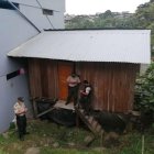 En esta casa se consumó la muerte de Nelly, oriunda del cantón Chimbo.