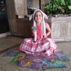 Desde que circula Colorito, Scarleth empezó a coleccionar el suplemento.