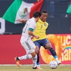 Ecuatorianos y mexicanos se van terminan el cotejo con el marcador 0-0.