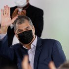 El exmandatario Rafael Correa, en una reciente aparición en público.