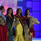 El último
 certamen se realizó en la Casa de la Cultura. La elegida fue  Estefanía Álvarez (vestido amarillo).